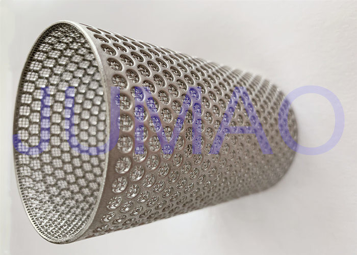 Sintered Metal Filter Elements , Wire Mesh Filter Cylinder High