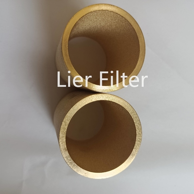 Customized Bronze Sintered Metal Powder Filter 100mm To 1000mm Length