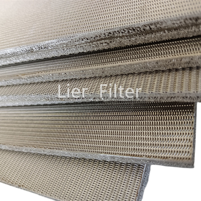 Stainless Steel 304 316 Sintered Mesh Filter 1mm-6mm Thickness
