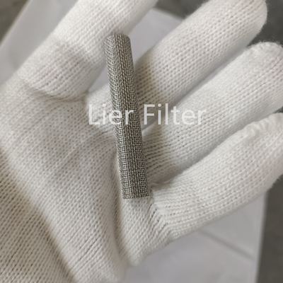 Stainless Steel 304 Metal Mesh Filter For Sulfur Containing Gas Filtration