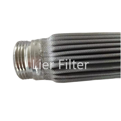 high dirt holding capacity Stainless Steel Sintered Filter Element Folded