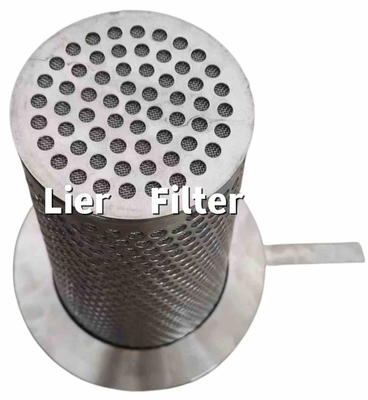 316L Special Shaped Perforated Metal Sintered Filter Element 50um-200um Non Rusting