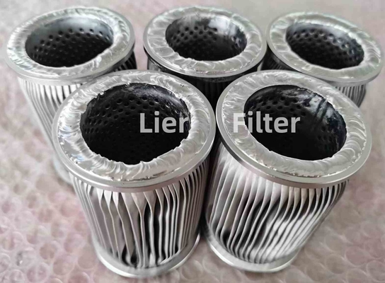 Large Filtration Area 1-300Um Pleated Filter Cartridge Used In High Molecular Polymer