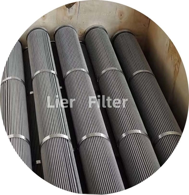 1-300Um Customized Pleated Filter Element Cartridge  Stainless Steel