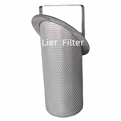 Backwash 304 25um Special Tailor Made Sintered Mesh Filter With Perforated Metal