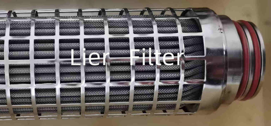 Corrosion Resistance 15um Stainless Steel Pleated Filter Cartridge In Synthetic Fiber