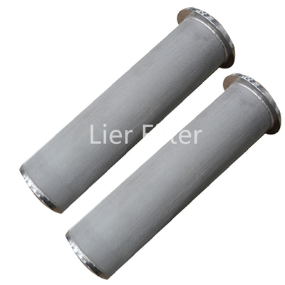 Food Sintered Metal Filter Elements Industrial 20 Micron Stainless Steel Filter