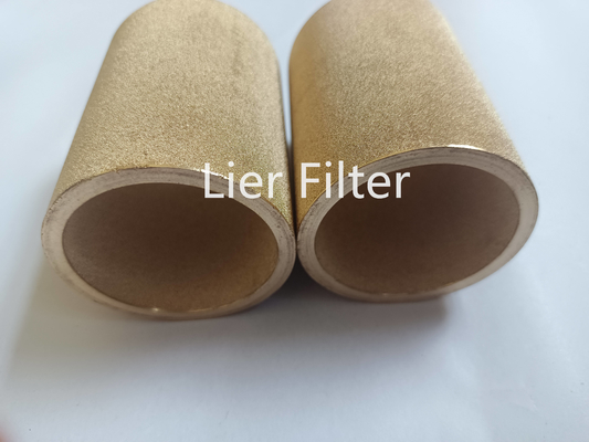 Customized Bronze Sintered Metal Powder Filter 100mm To 1000mm Length