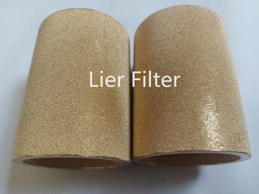 Reusable 10-15 Micron Sintered Bronze Metal Filter Rating 99.99%