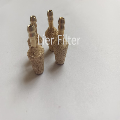 Back Flushing 40um Sintered Brass Gas Filter High Strength