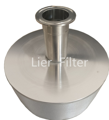 High Temperature Cone Shape Filter For Corrosive Liquid used with longer service span
