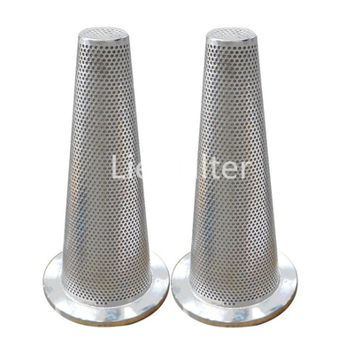 1-500 Micron Large Flow Cone Shaped Filter Oilfield Pipeline Filter