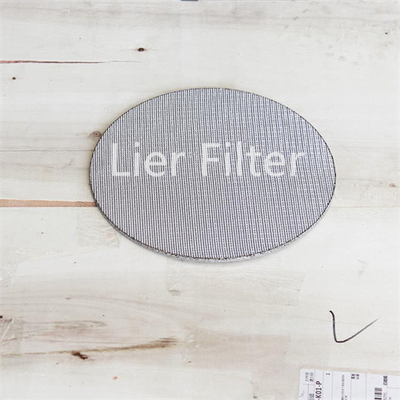 1.7mm Thick Sintered Mesh Filter High Strength Round Metal Filter Element