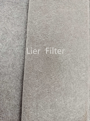 Pleatable Cleanable FeCrAl Sintered Metal Fiber Felts High Porosity