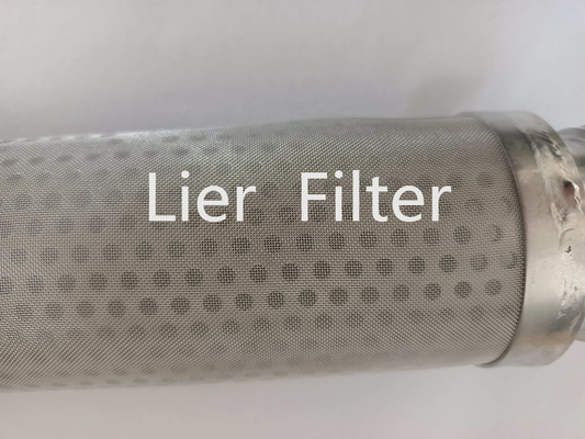 Polyester Porous Sintered Metal Filter Elements For Food Beverage Media