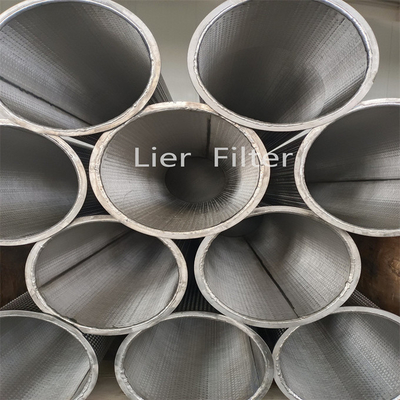 CE GB Perforated Metal Sheet 304 Stainless Steel Perforated Tube For Water Treatment