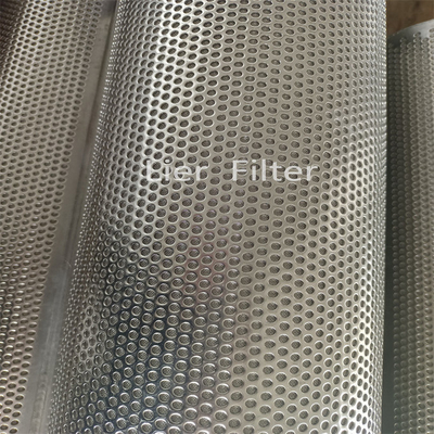 0.1-200mm Hole Cylinder Perforated SS Tube For Grain Screening