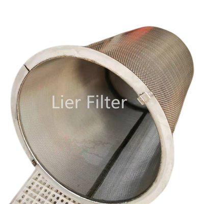 JB/7538 Large Particle Industrial Basket Strainer For Polyester Filtration