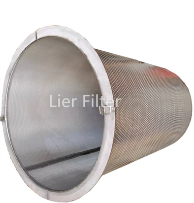 JB/7538 Large Particle Industrial Basket Strainer For Polyester Filtration