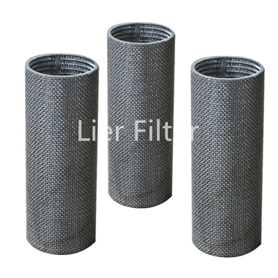 Heat Resistant Five Layer Mesh Sintered Metal Filter Elements Dia 50mm-350mm