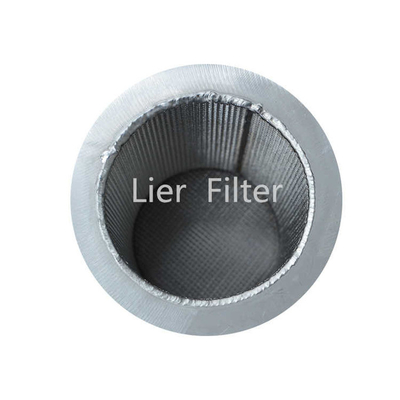 Single Bag Industrial Metal Filter Element High Flow Rate