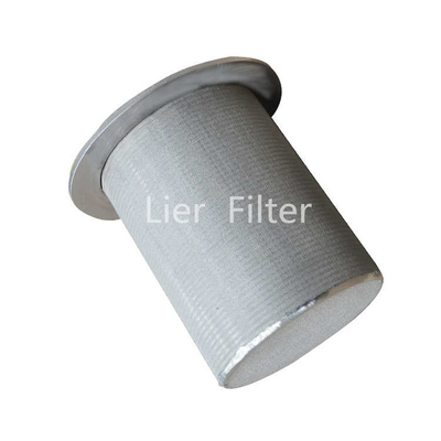 Single Bag Industrial Metal Filter Element High Flow Rate