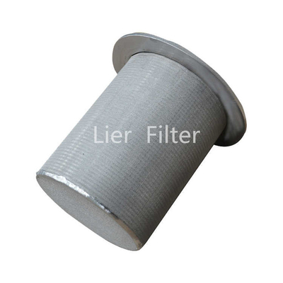 Single Bag Industrial Metal Filter Element High Flow Rate
